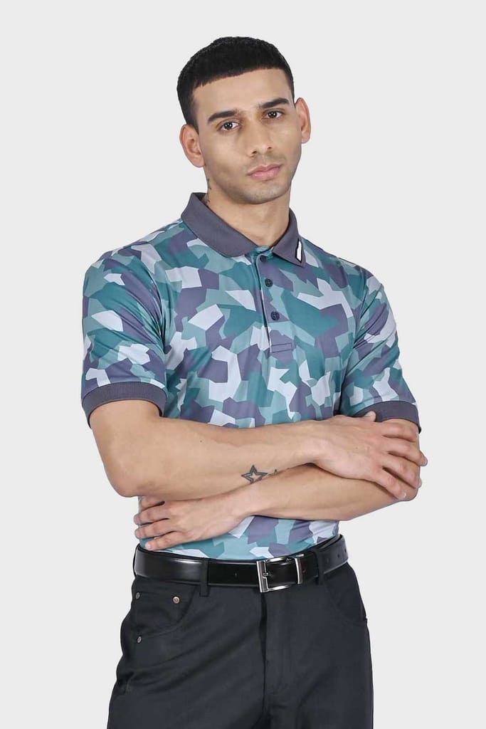 Disruptive Camo Light AH Polo view 2