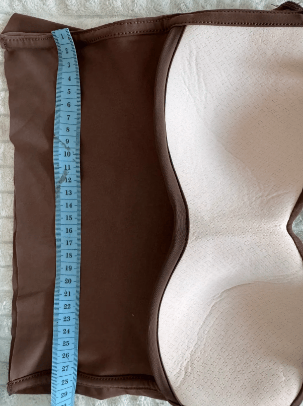 Solid Bra Padded Cami Bra Top view 2