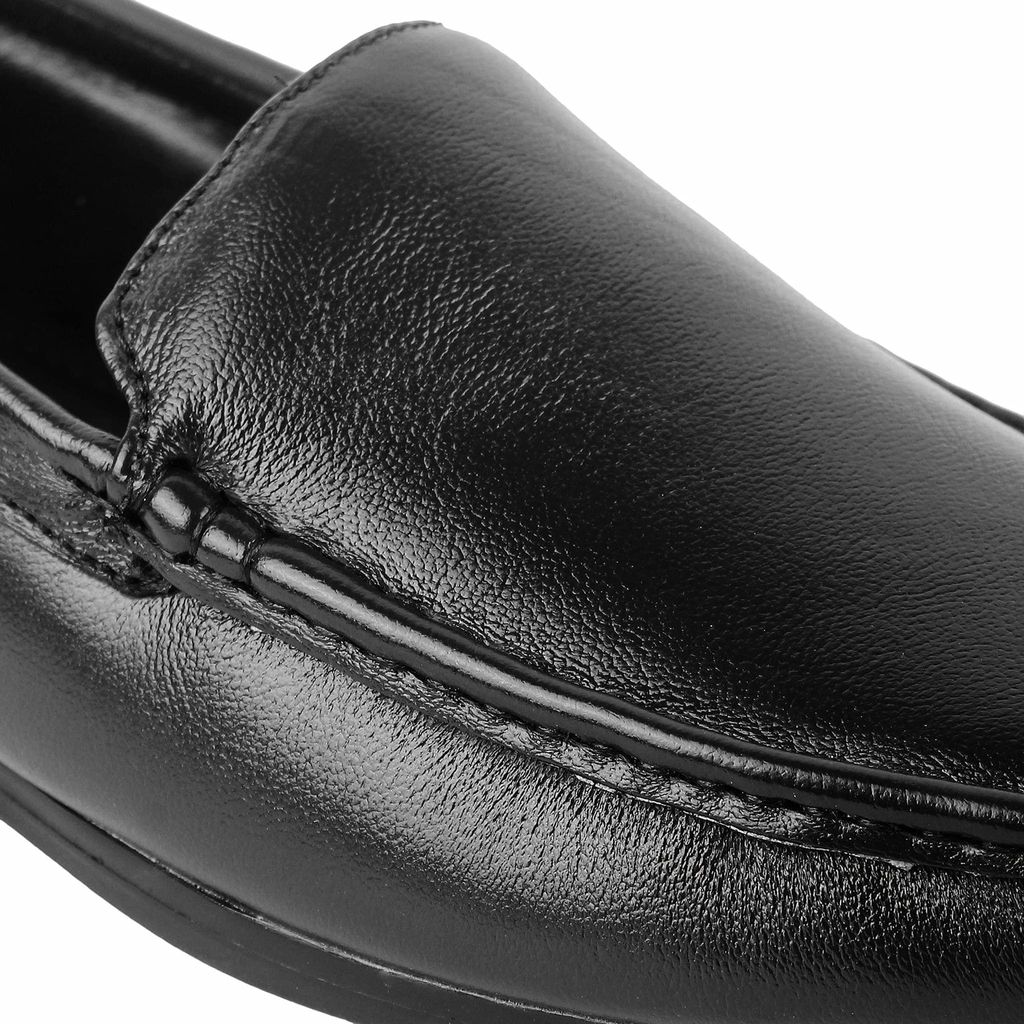 FEATHER LEATHER Genuine Leather Formal Shoe for Men's - Comfortable Slip on Loafers Shoes - Suitable for Formals, Office Wear, Dress Up Shoes view 2