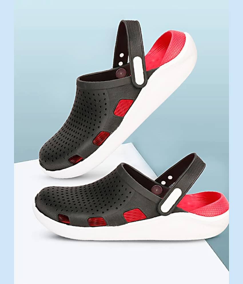CABANARETAIL - Black,Red Men's Clogs view 2