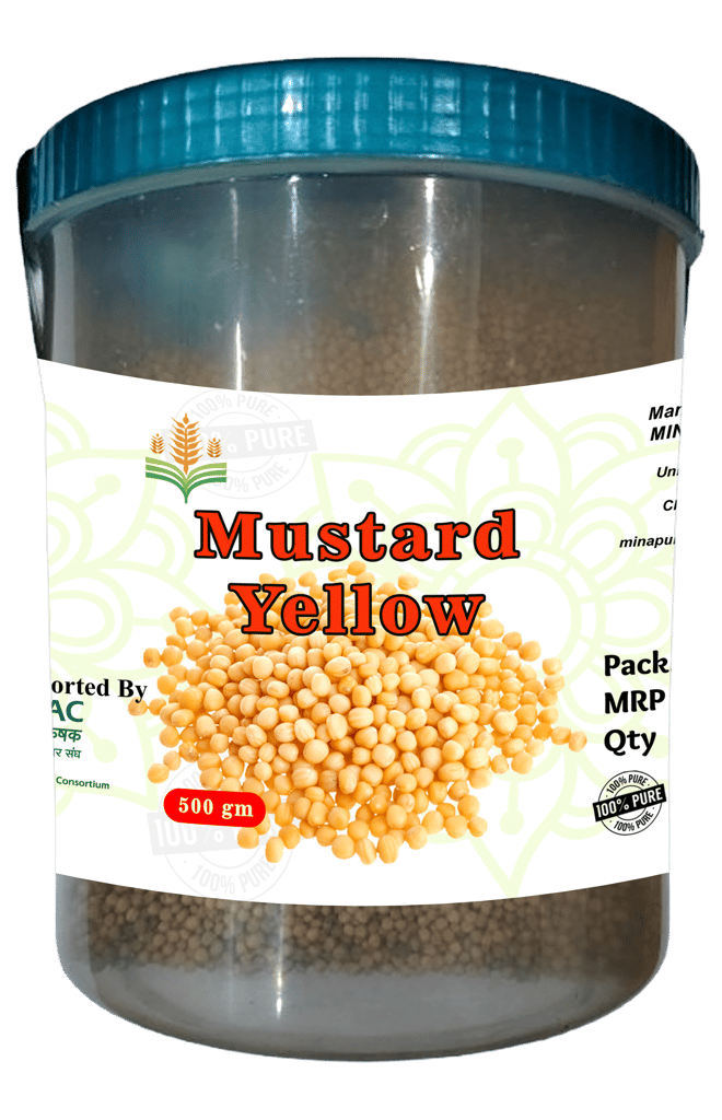 Mustard Yellow Seeds 500g - 100% Pure and Natural