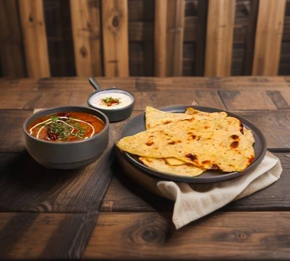 Dal Makhani+ 2 Paratha