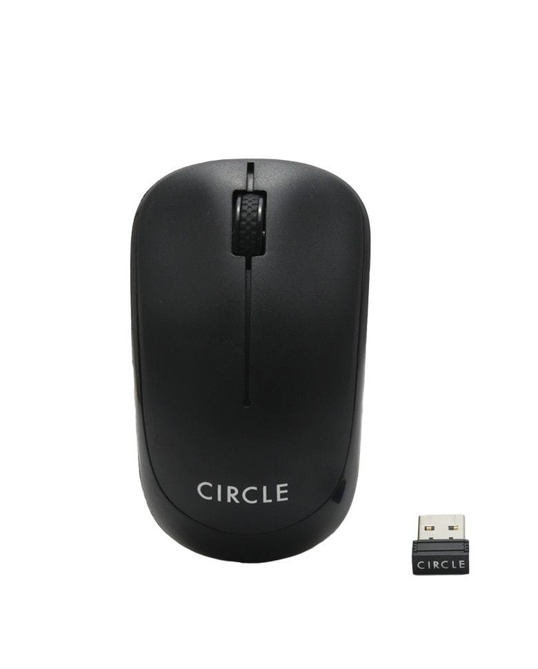 Circle Superb Wireless Mouse | Long Battery Life, 1200 DPI, Sleep Mode (Black) view 2