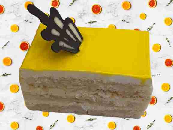 Eggless Mango Pastry