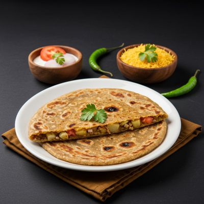 Alu Onion Paratha