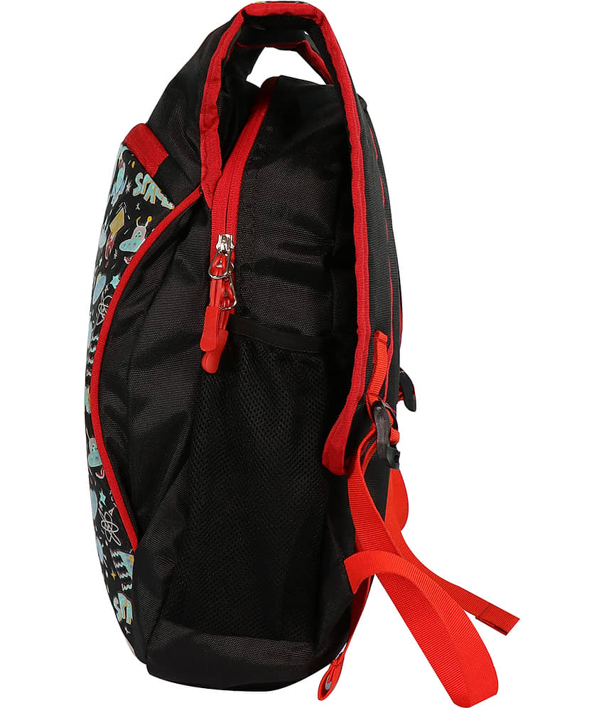 Smily Kiddos 10 Ltrs Black School Bag for Boys & Girls view 2