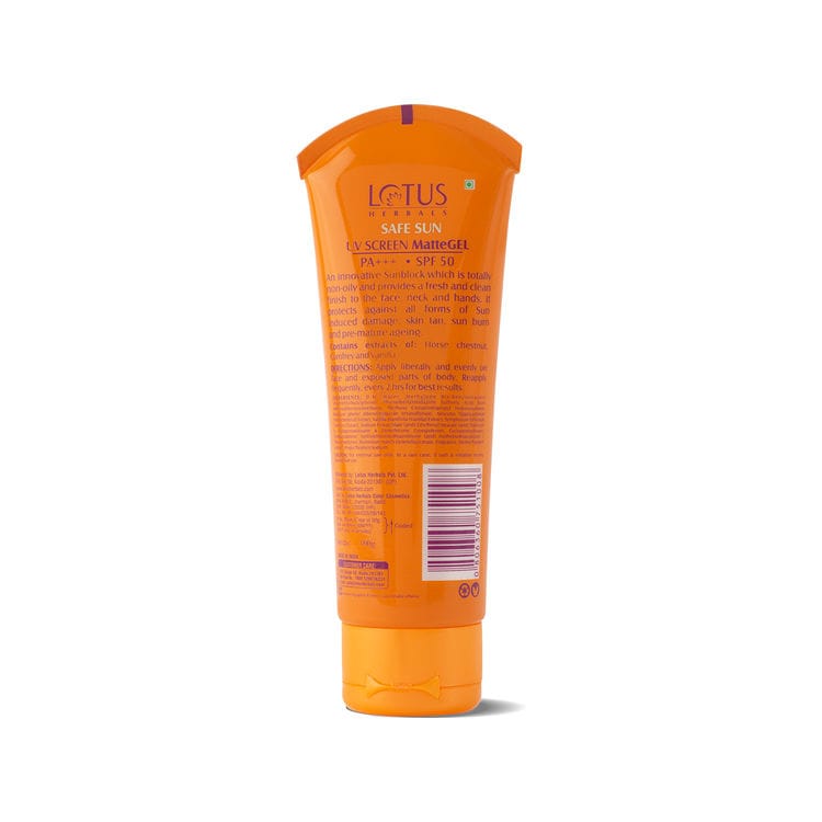 Lotus Herbals Radiant Gold Cellular Glow Facial Kit (Single Use) (37g) + Lotus Herbals Safe Sun UV Screen Matte Gel PA+++ SPF - 50 (100g) Pack of 2 view 2