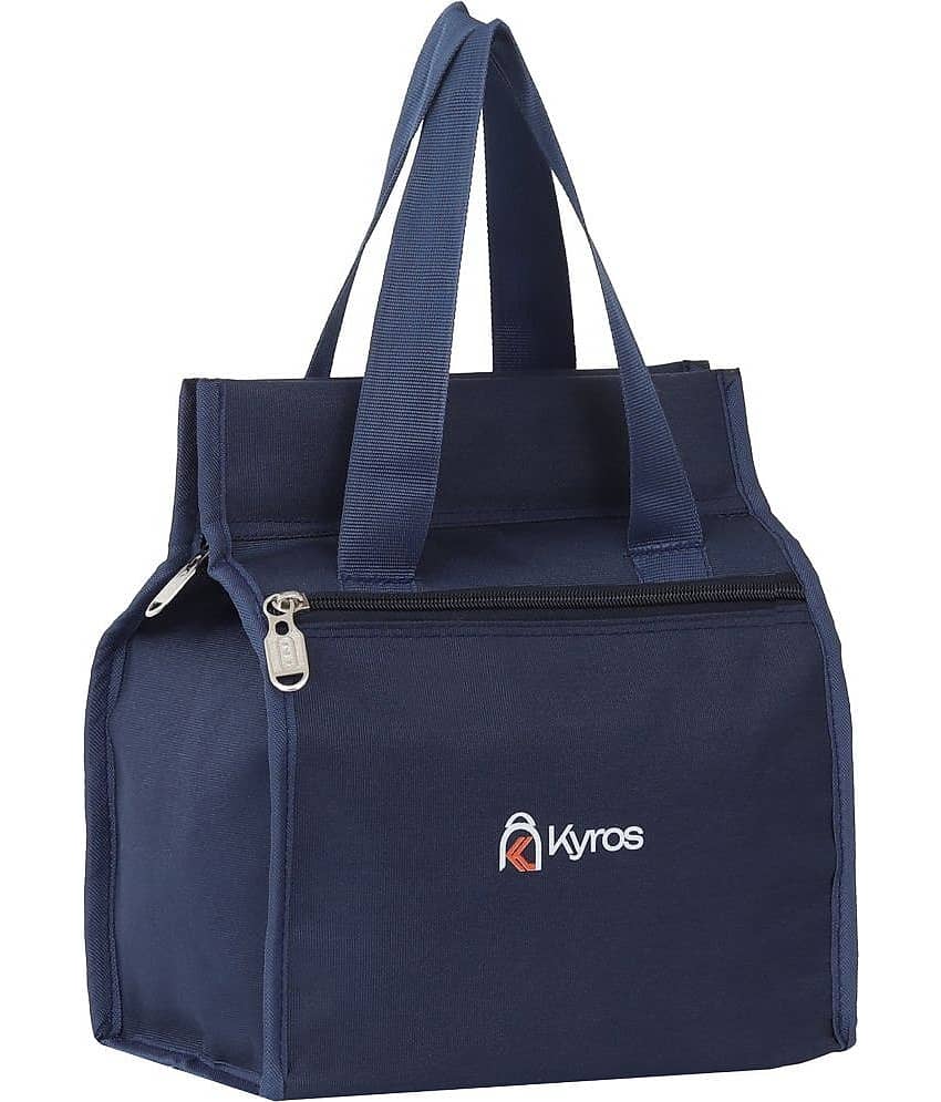 Kyros Blue Polyester Lunch Bag Pack of 2 view 2