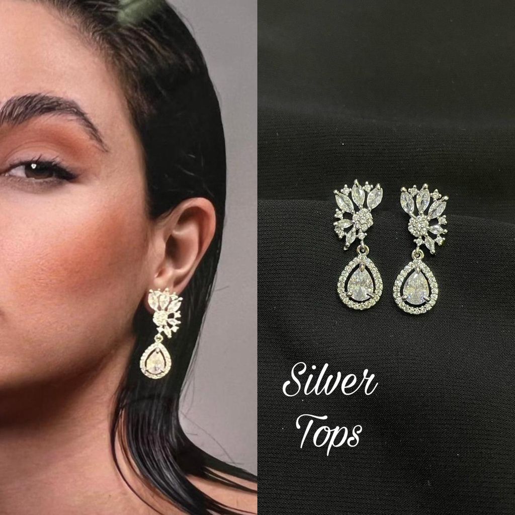 Trendy and Beautiful American Diamond Earrings for girls and women