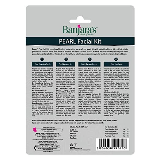 Banjara's Pearl Facial Kit, 60 gm view 2