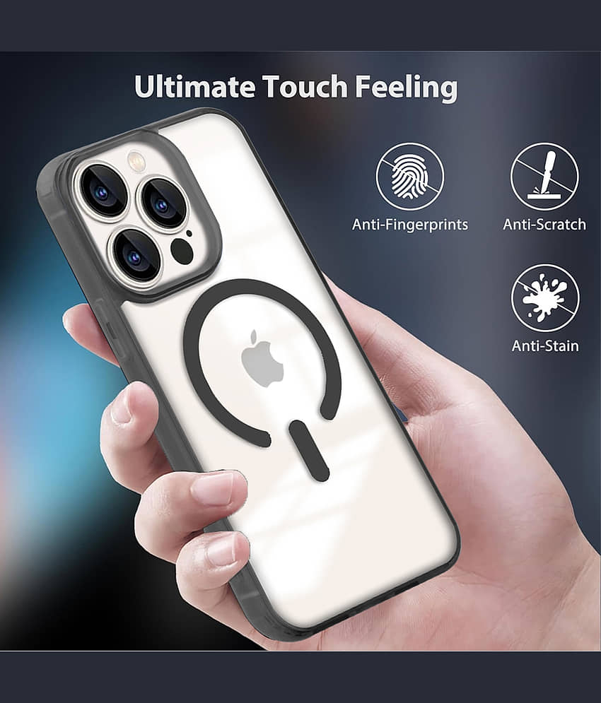 BIG WINGS Shock Proof Case Compatible For Polycarbonate Apple iPhone 15 Pro Max ( Pack of 1 ) view 2