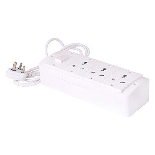 INDRICO Power Strip Extension Multi Outlet Board with 3 Anchor Sockets 15A and 1 Anchor Switch 15A with 4 m Chord with 15A Plug view 2