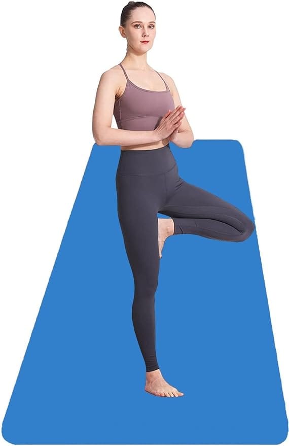 "Extra Thick TPE Yoga Mat - Eco Friendly, Non-Slip, High Density Exercise Mat for Pilates, Yoga, and Floor Workouts" view 2