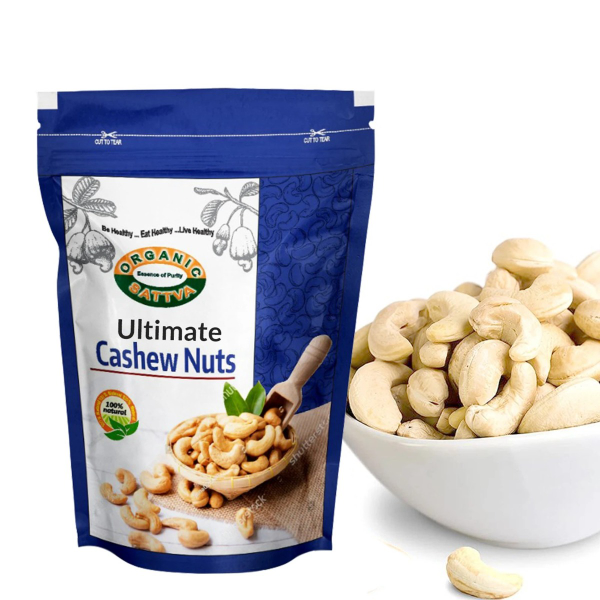 Organic Sattva Ultimate Cashew Nuts - 250 gm view 2