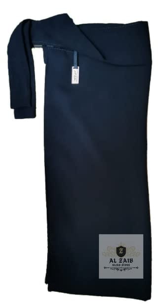 NIQAB BLACK WITH SIDE LOCKET view 2