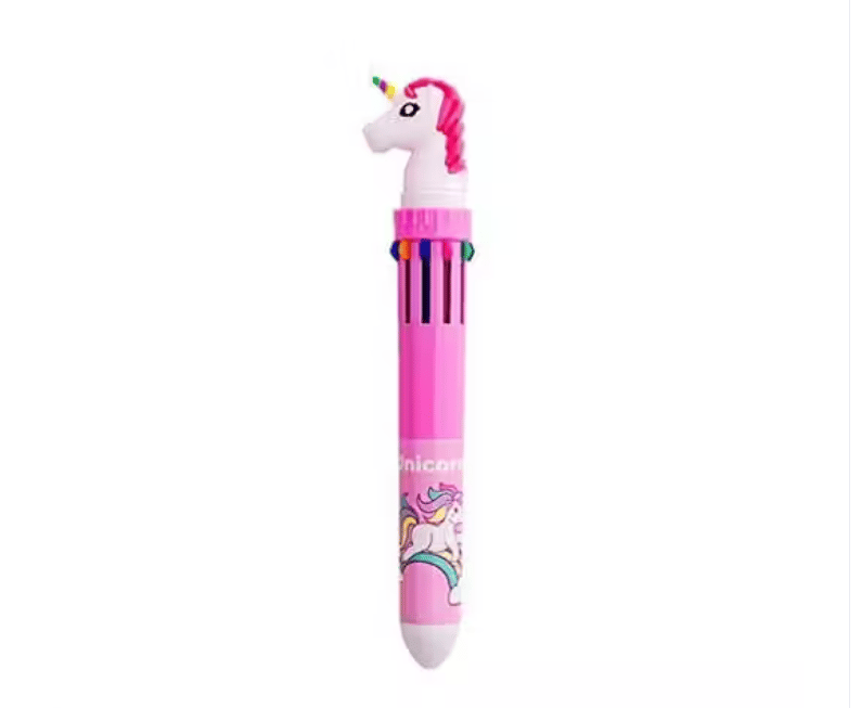 Unicorn Fur Diary for Girls with Furry Pencil Box, Unicorn Pen, Bullet Pencil & Eraser – Pack of 9 view 2