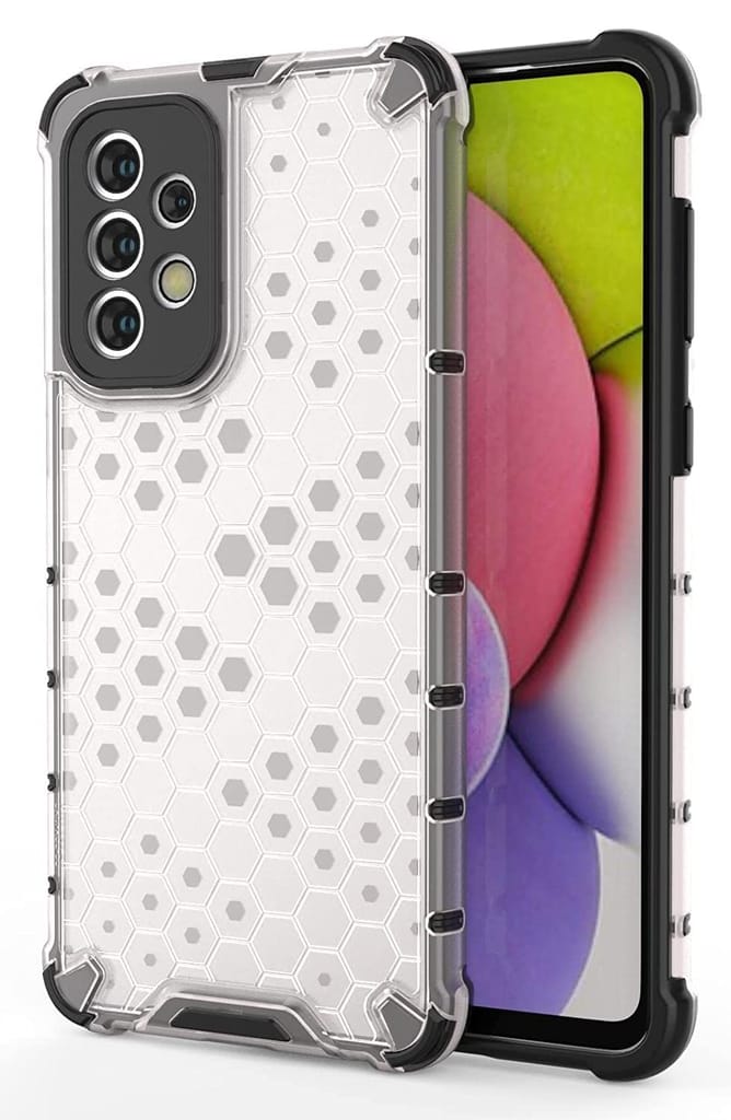 Faircost for Samsung Galaxy A33 5G Hybrid Shockproof Back Cover Hard Outside Soft Inside- (Polycabonate::Transparent) view 2