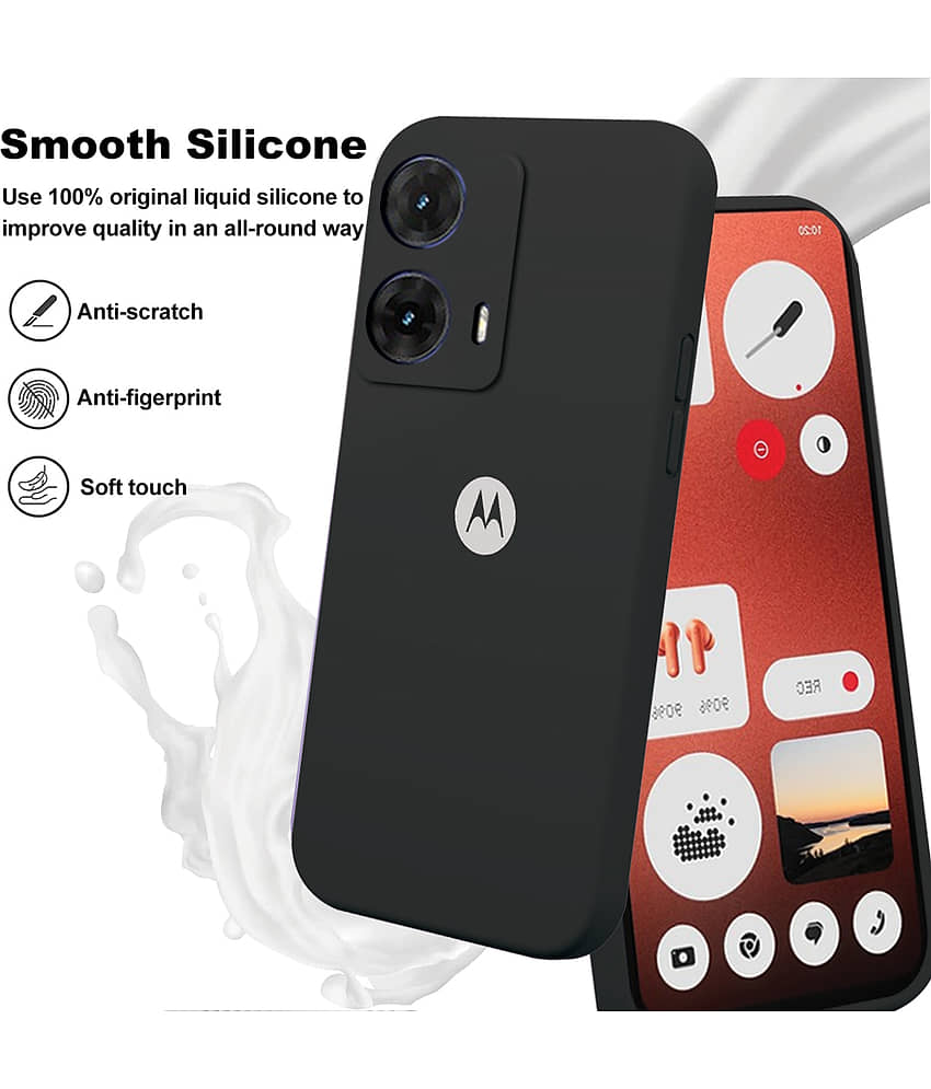 BIG WINGS Shock Proof Case Compatible For Silicon MOTOROLA G34 5G ( Pack of 1 ) view 2