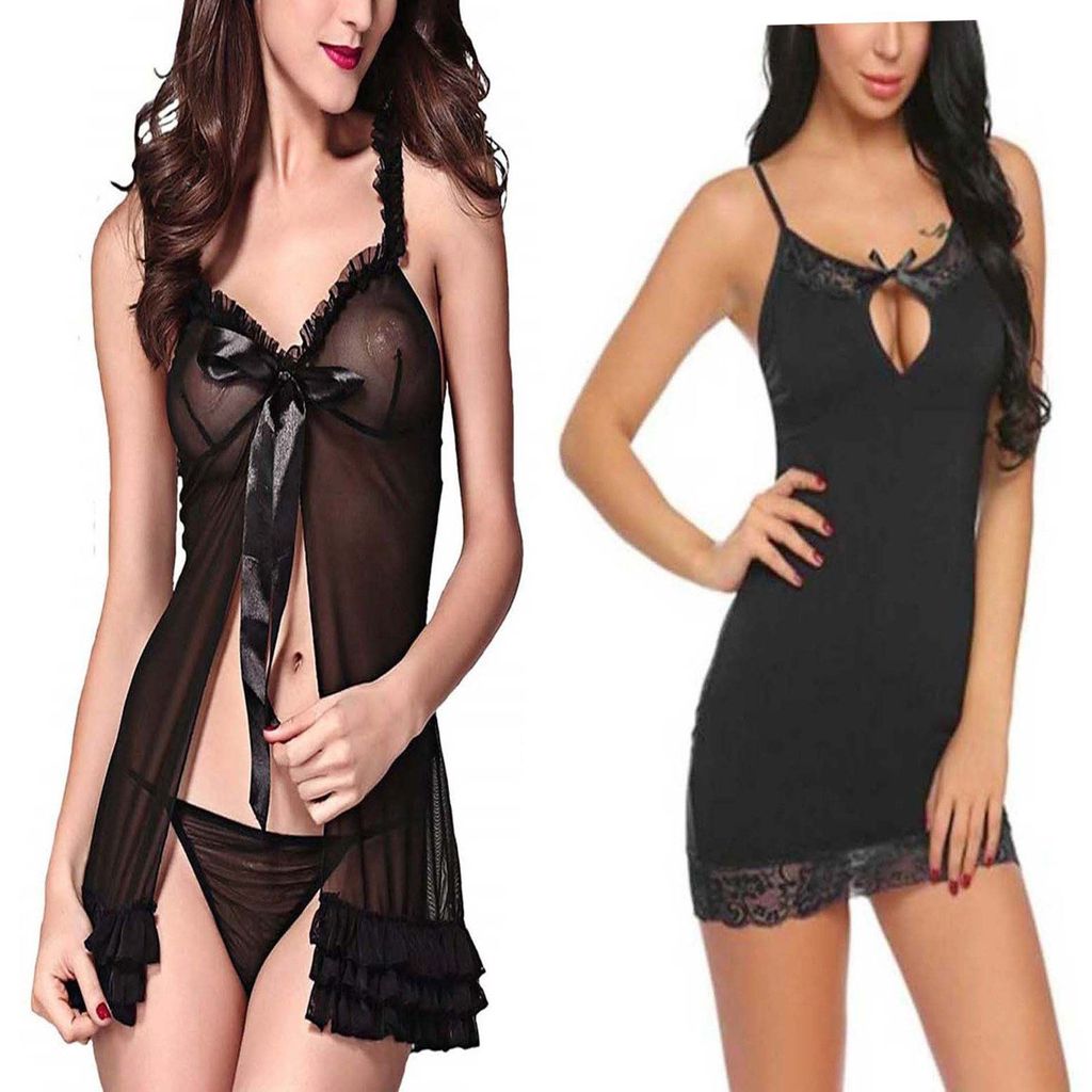 Nightwear Sleepwear lingerie women girls Combo Pack 2 view 2