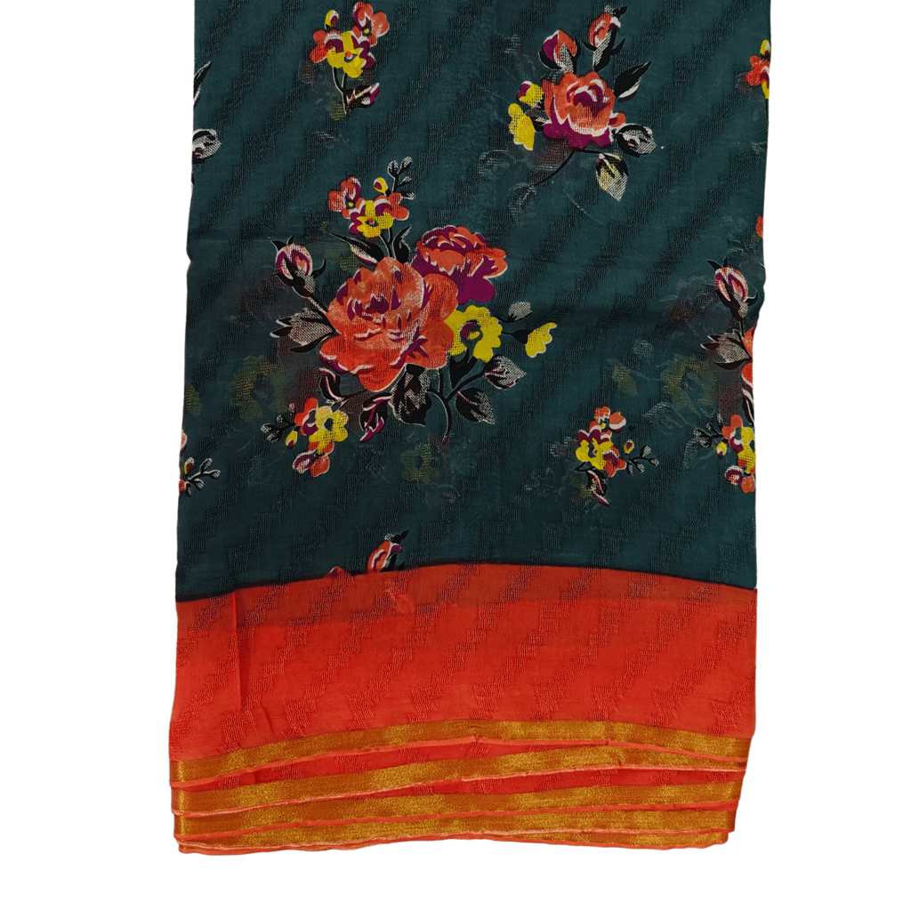 Georgette Saree With Digital Print view 2