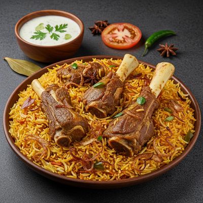 Mutton Biryani (Bone)
