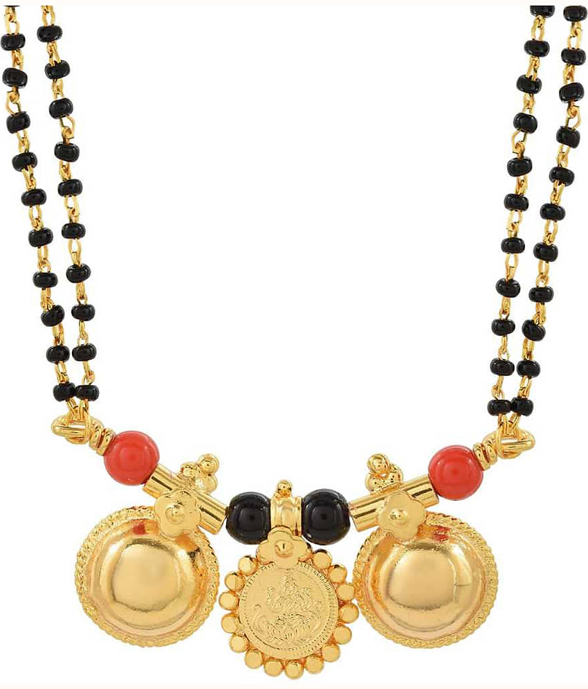 SHANKH-KRIVA Golden Mangalsutra ( Pack of 1 ) view 2