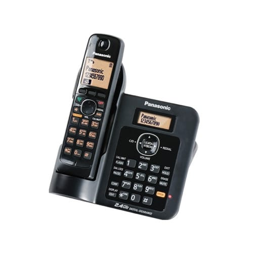 Panasonic KX-TG3811SX Landline Digital Gigarange Cordless Caller ID Phone view 2