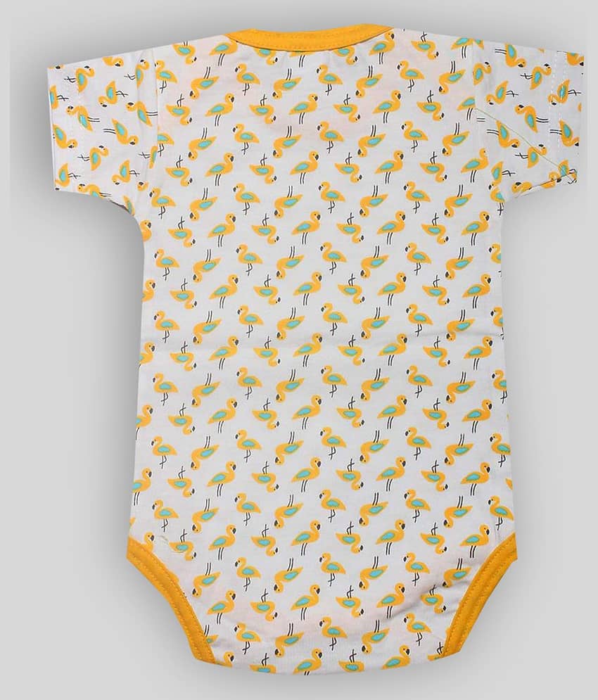 INFANT Pack of 1 Unisex for Baby Cotton Bodysuit ( Green ) view 2