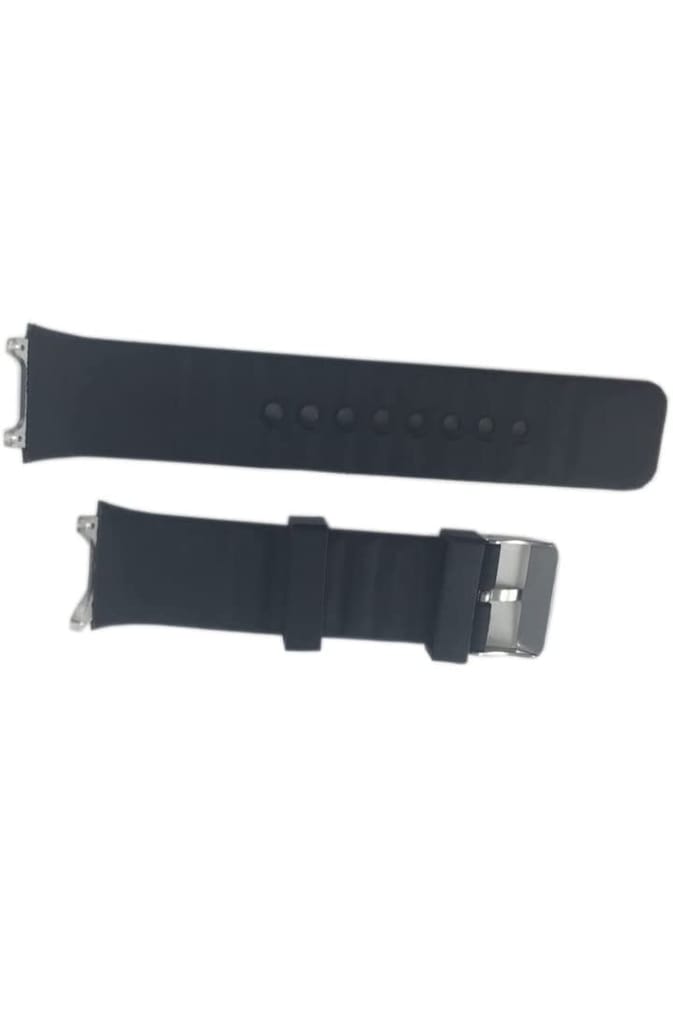 Smart watch Replacement DZ09 band made of silcone strap Steel Buckle (Black Colour) view 2
