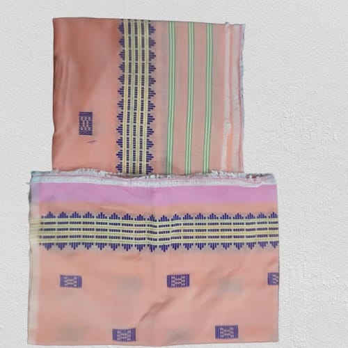 Assamese handmade Sador mekhela view 2