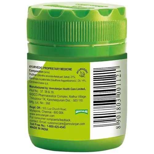 Amrutanjan Double Power Strong Pain Balm, 27.5 ml view 2