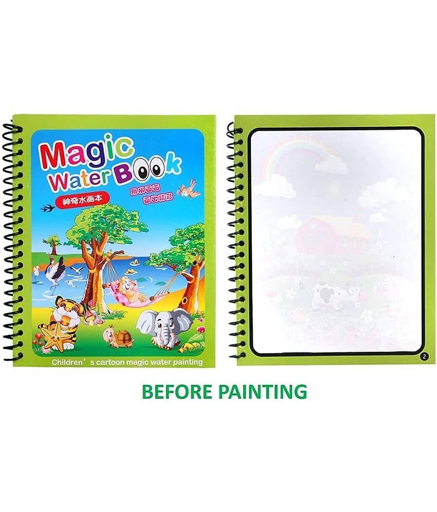 Water Magic Book, Magic Doodle Pen, Coloring Doodle Drawing Board Games for Kids, Educational Toy for Growing Kids view 2