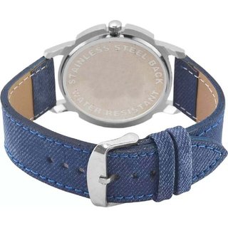 HRV Mahadev Print Blue Leather Men Watch view 2