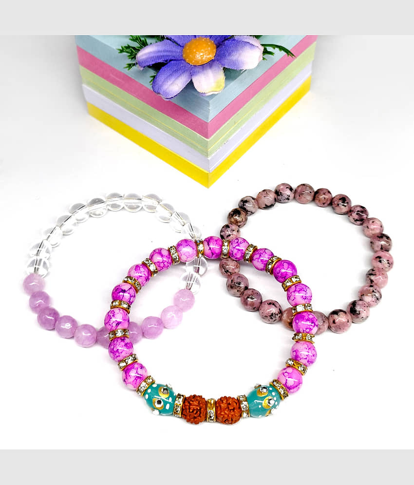 DAIVYA WELLNESS - Multicolor Bracelet ( Pack of 3 ) view 2