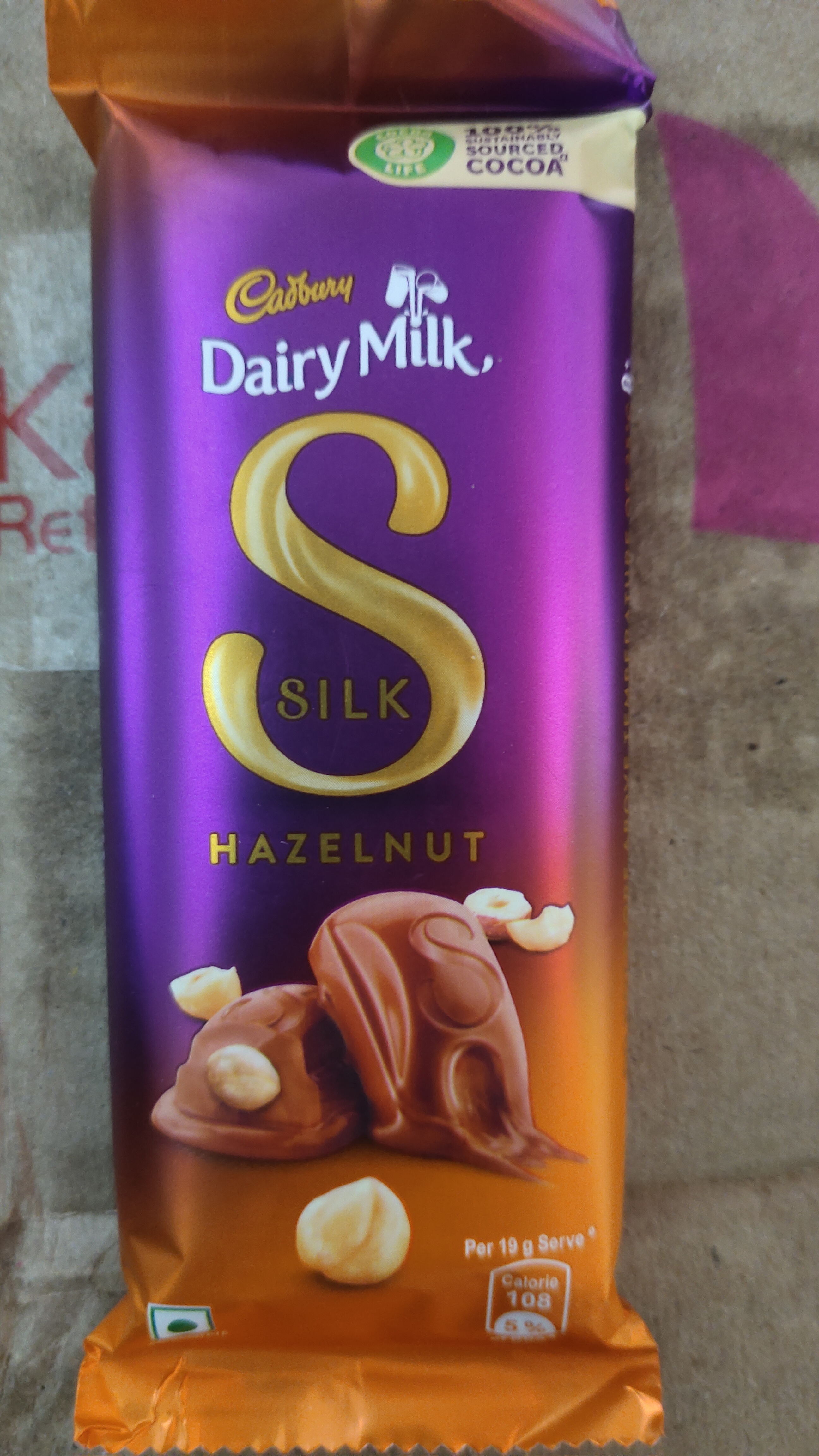 Cadbury dairy milk silk hazelnut