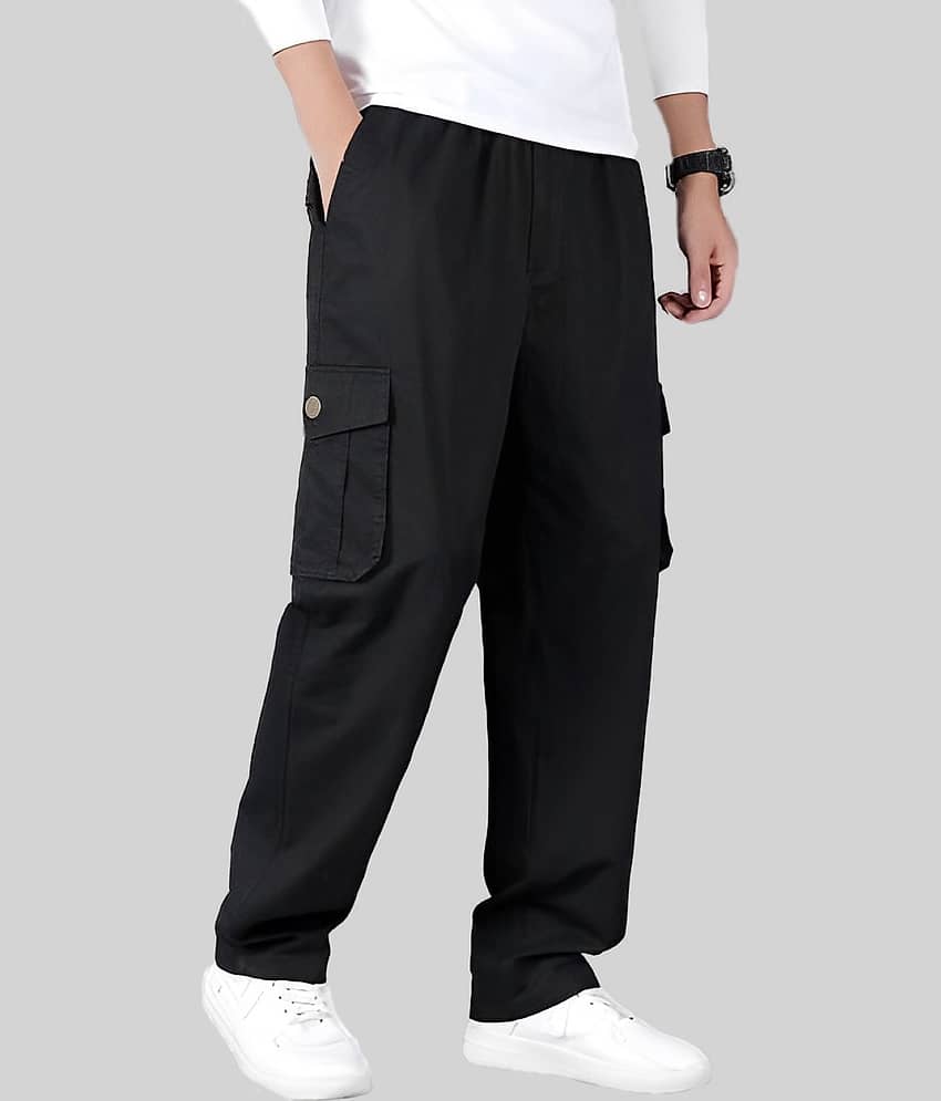 Reoutlook Regular Flat Men's Cargos - Grey ( Pack of 1 ) view 2