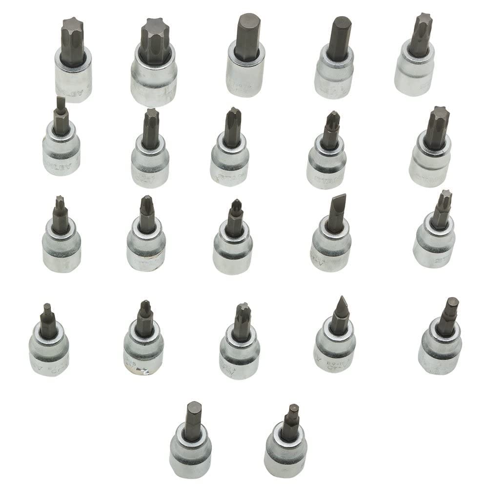 Stanley 1/2" Drive Socket Set 86Pc 1/4 & 1/2 Sq.Dr. Socket Set-6Pt Met 94-190 view 2