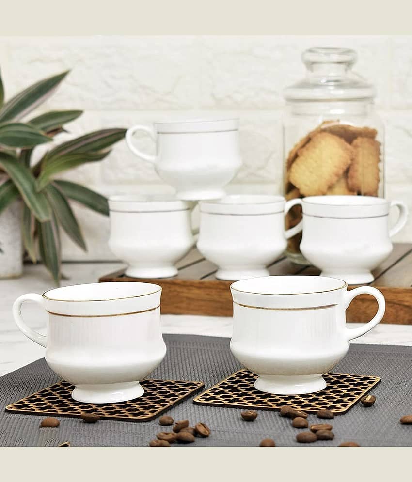 Love Unlimited Solid Bone China Tea Cup 150 ml ( Pack of 6 ) view 2