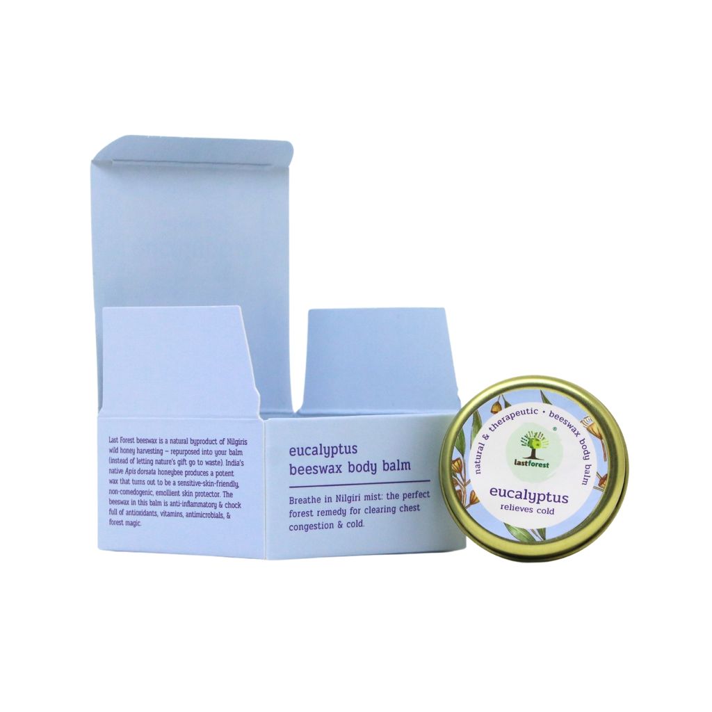 Therapeutic Beeswax Balm Eucalyptus (Relives Cold), 20g view 2
