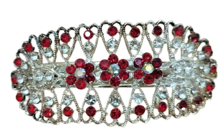 Sparkling Rhinestone Hair Clips - Set of 2 view 2