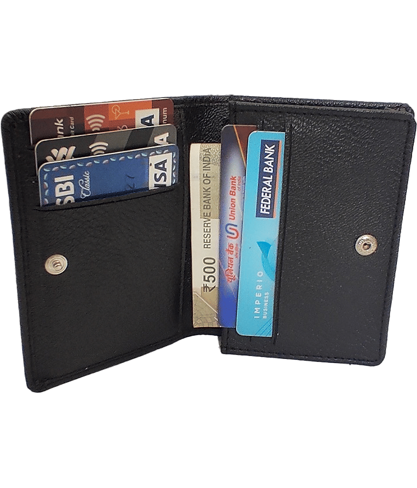 RAGE GAZE Black PU Men's Short Wallet ( Pack of 1 ) view 2