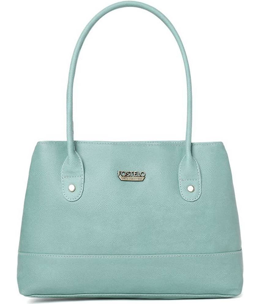 Fostelo - Sea Green PU Shoulder Bag