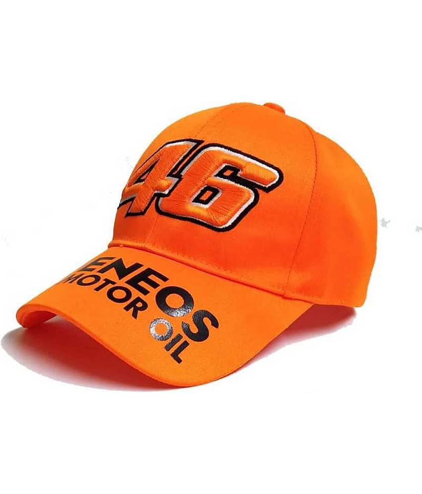 Bolax Pack of 1 cotton Men's Cap ( Orange ) view 2
