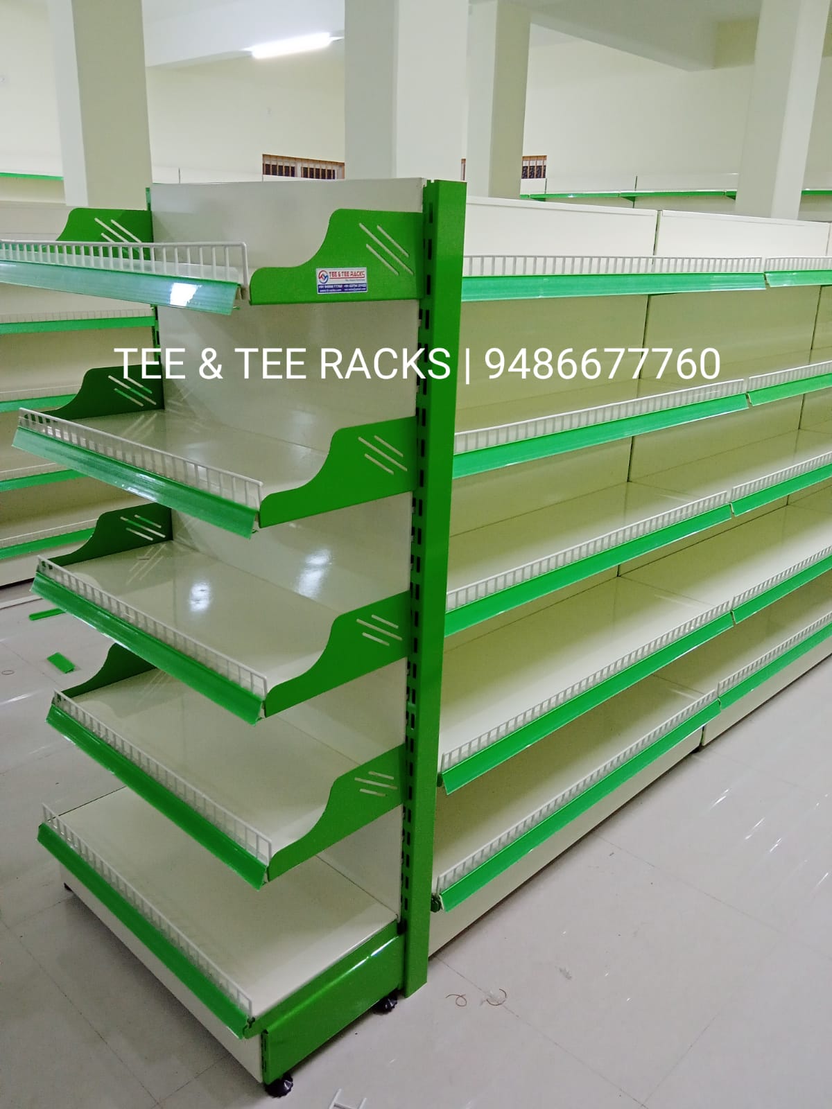 Two Side with End Display Racks view 2