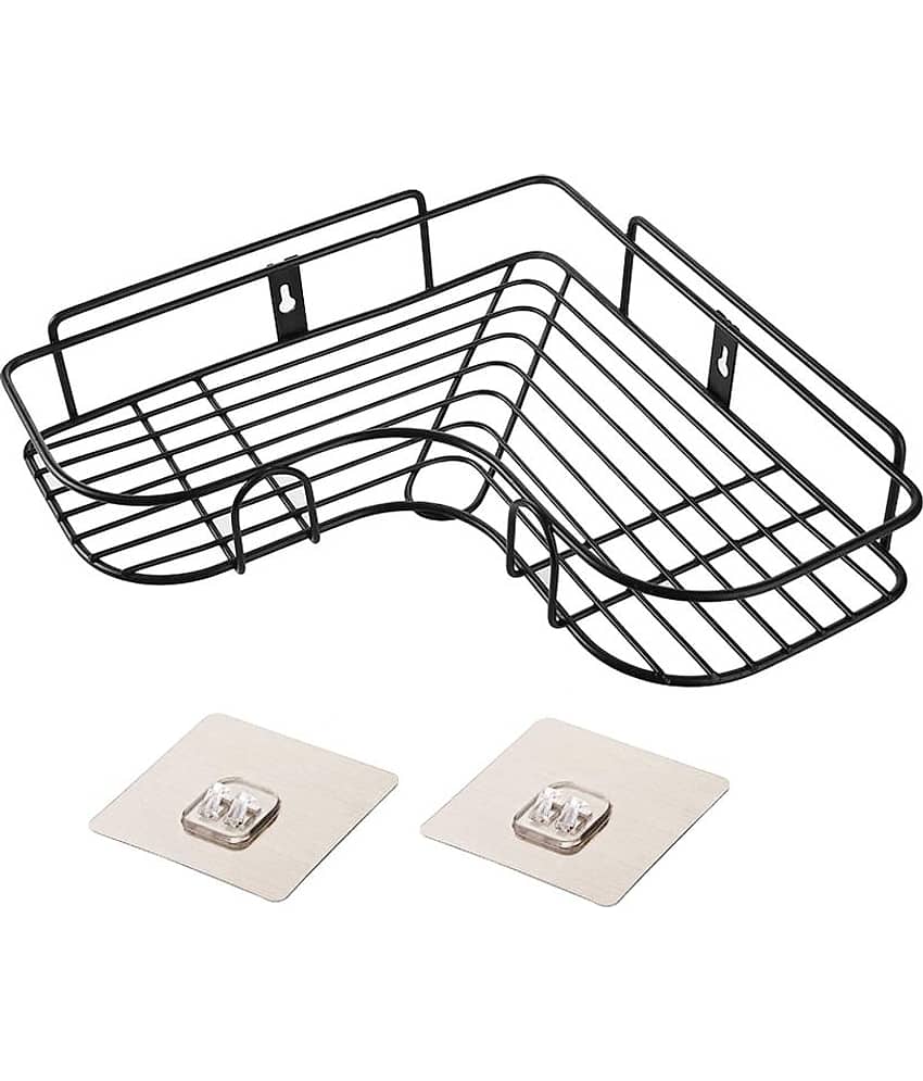 Stainless Steel Bathroom Corner Shelf Organizer Storage Hanging Shower Caddy Rac Stainless Steel Corner Shelf view 2