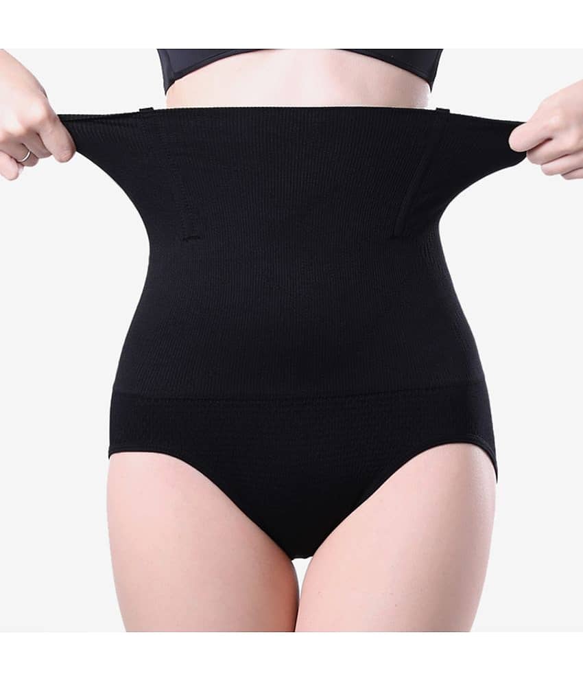Tkeshto Black Cotton Women's Tummy Tucker ( Pack of 1 )