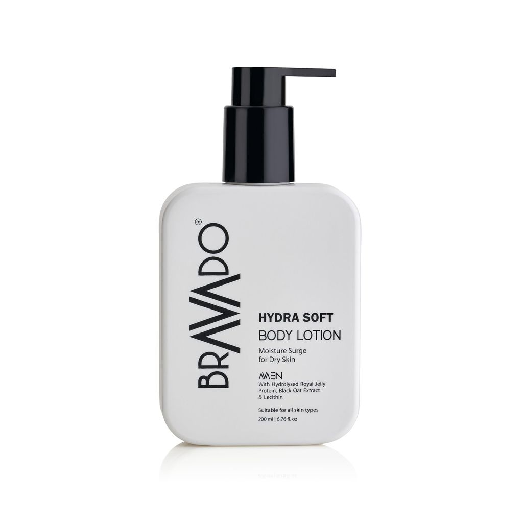 BRAVADO Hydra Soft Body Lotion with SPF | Deep Moisturizing, Nourishing, Soothing, anti-aging, & Anti Irritant Skin | Repair Rough, Dry Skin | Buy 1 & Get 1 Free | Daily Body Cream | 200ml - Pack of 2 view 2