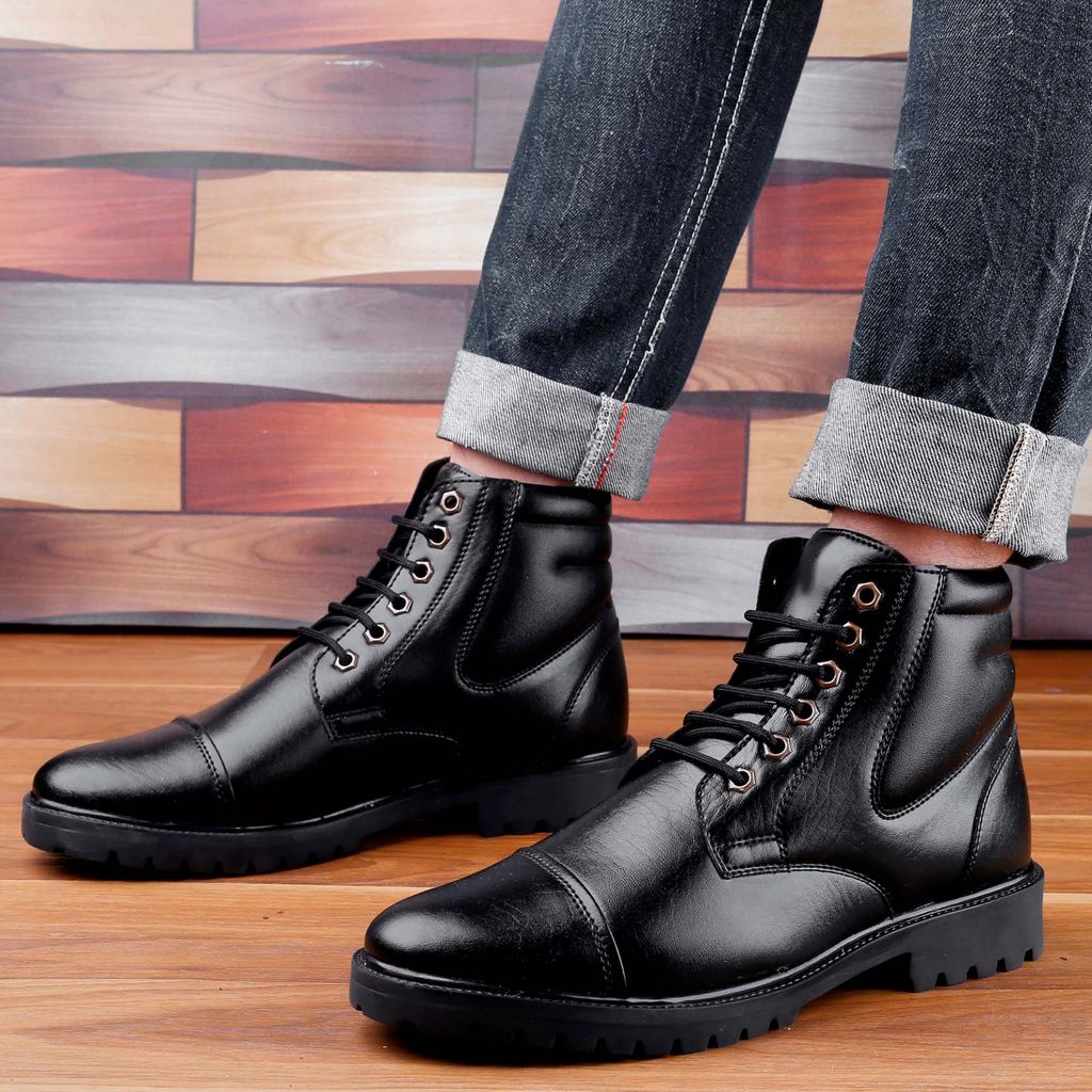 New Stylish Men's Trendiest High-End Fashion Boots view 2