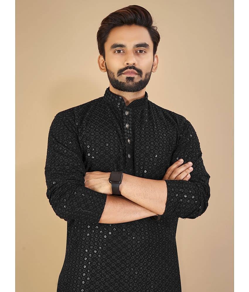 Balaji's - Purple Cotton Men's Regular Kurta ( Pack of 1 ) view 2