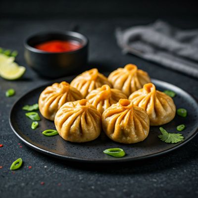 Chicken Momo Fried